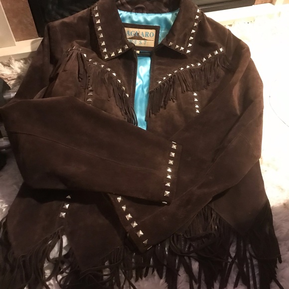 LEATHER FRINGE JACKET - Picture 6 of 8
